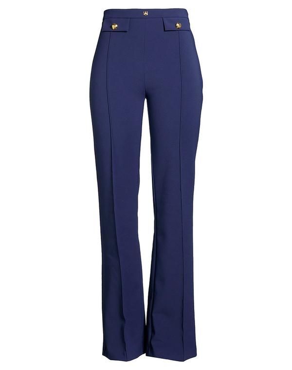 エリザベッタフランキ レディース ボトムス カジュアルパンツ フレアカットパンツ ELISABETTA FRANCHI Navy ネイビー