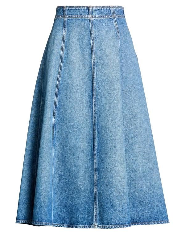 ウラ・ジョンソン レディース ボトムスカート ULLA JOHNSON Blue ブルー