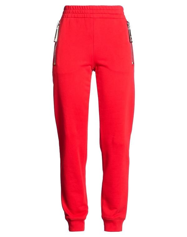 モスキーノ レディース ボトムス カジュアルパンツ スウェットパンツ MOSCHINO Red レッド