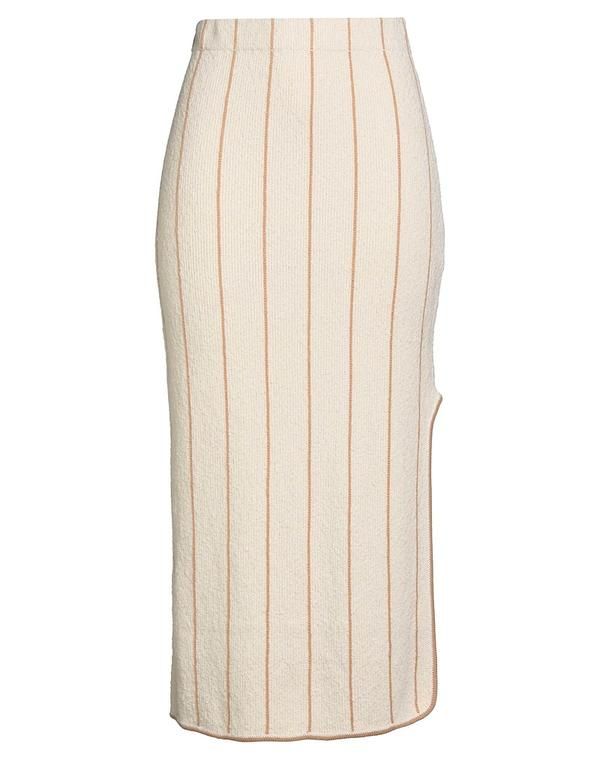 バイマレンバーガー レディース ボトムスカート BY MALENE BIRGER Off White オフホワイト