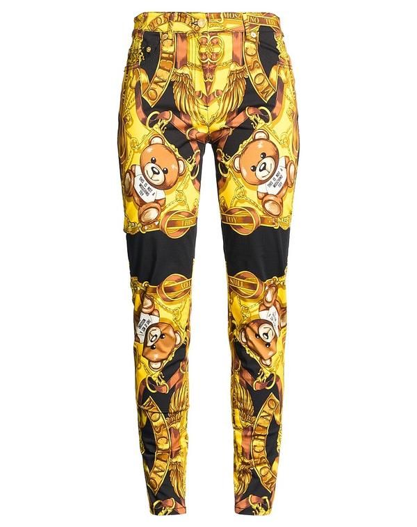 モスキーノ レディース ボトムス カジュアルパンツ MOSCHINO Yellow イエロー