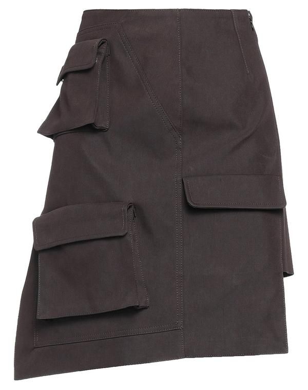 オフホワイト レディース ボトムスカート OFFWHITE Dark Brown ブラウン