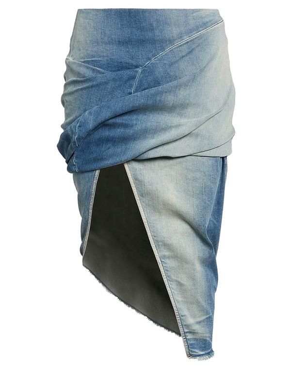ダークシャドウ バイ リックオウエンス レディース ボトムスカート DRKSHDW by RICK OWENS Blue ブルー