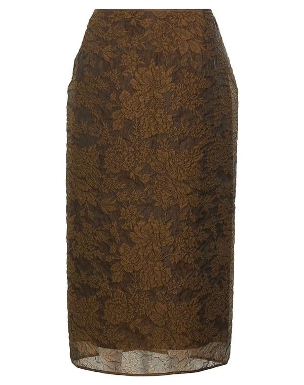 セシリエバンセン レディース ボトムスカート CECILIE BAHNSEN Brown ブラウン