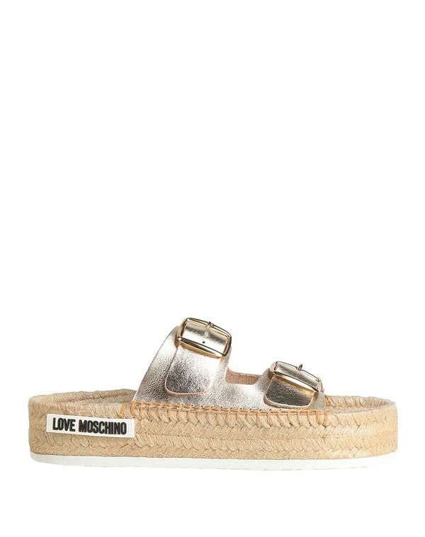 ラブ モスキーノ レディース シューズ スリッポン・ローファー エスパドリーユ LOVE MOSCHINO Platinum
