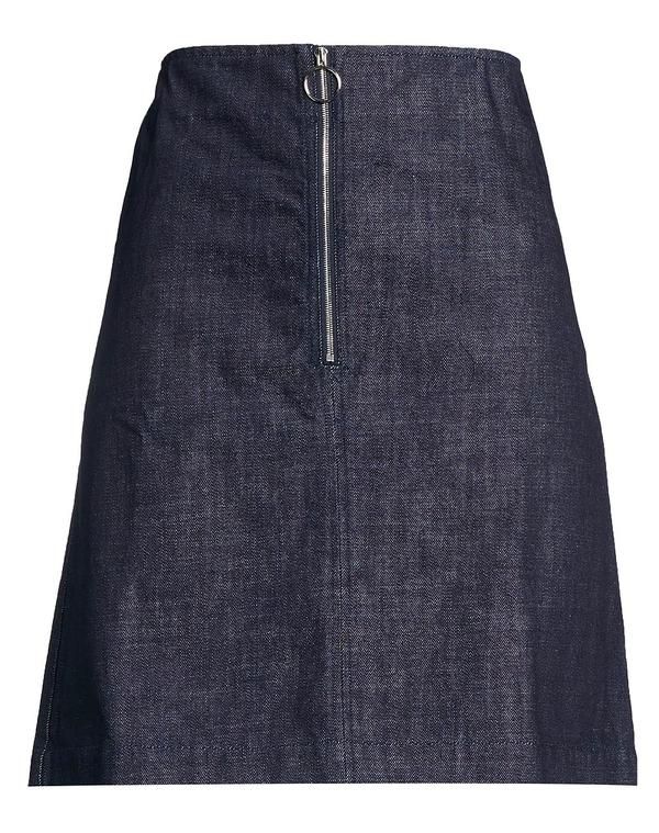 メゾンキツネ レディース ボトムスカート MAISON KITSUN Blue ブルー