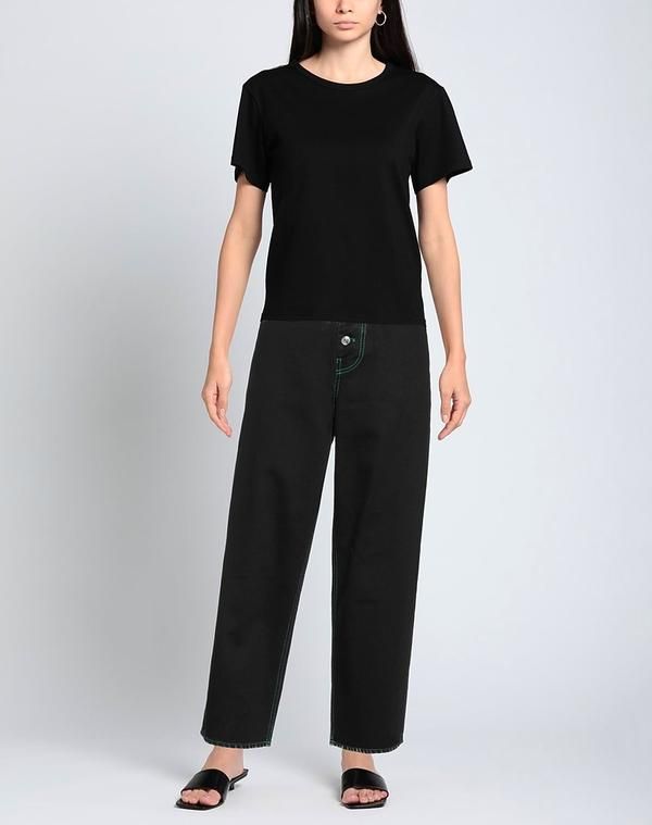 デパートメントファイブ レディース ボトムス デニムパンツ ストレートレッグ DEPARTMENT 5 Black ブラック