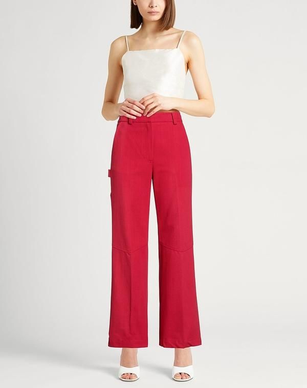 エリカ・カヴァリーニ レディース ボトムス カジュアルパンツ ERIKA CAVALLINI Red レッド エリカ・カヴァリーニ レディース ボトムス カジュアルパンツ ERIKA CAVALLINI Red レッド