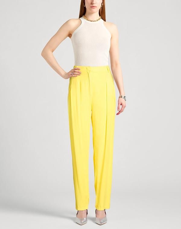 マニラグレース レディース ボトムス カジュアルパンツ MANILA GRACE Yellow イエロー
