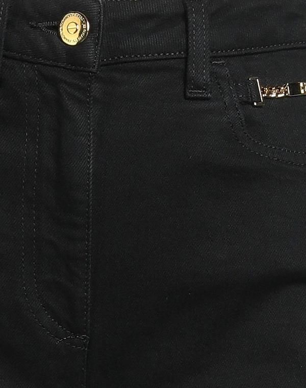 エリザベッタフランキ レディース ボトムス デニムパンツ ブーツカット ELISABETTA FRANCHI Black ブラック