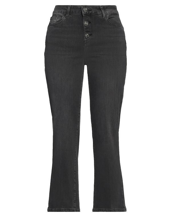 リュージョー レディース ボトムス デニムパンツ ストレートレッグ LIU JO Black ブラック