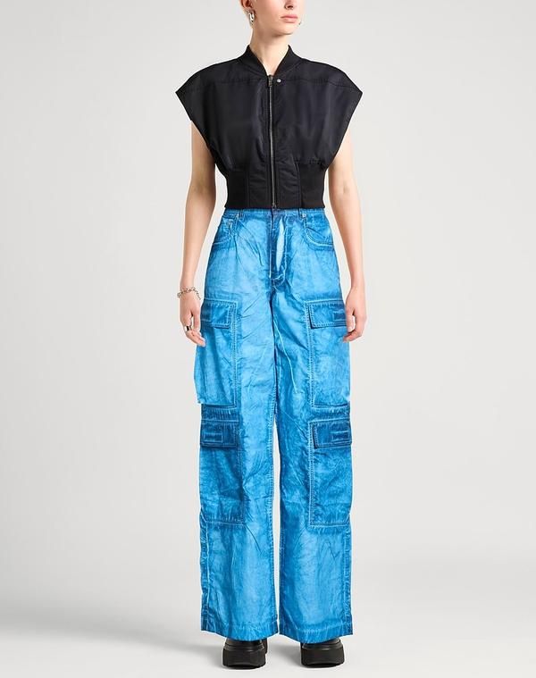 ダークシャドウ バイ リックオウエンス レディース ボトムス カジュアルパンツ DRKSHDW by RICK OWENS Blue ブルー ダークシャドウ バイ リックオウエンス レディース ボトムス カジュアルパンツ DRKSHDW by RICK OWENS Blue ブルー