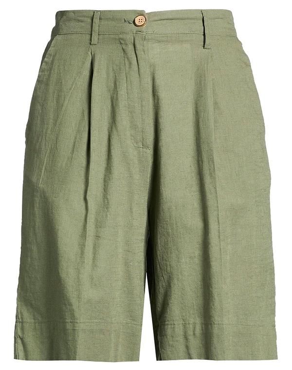 イエスズィーバイエッセンツ レディース ボトムス ハーフパンツ・ショーツ ショートパンツバミューダパンツ YES ZEE by ESSENZA Military Green グリーン