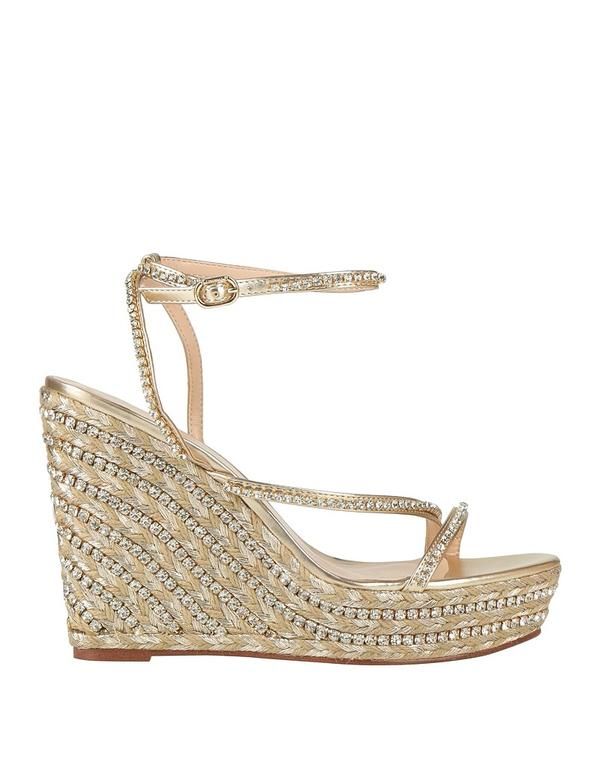 ツインセット レディース シューズ サンダル TWINSET Gold ゴールド