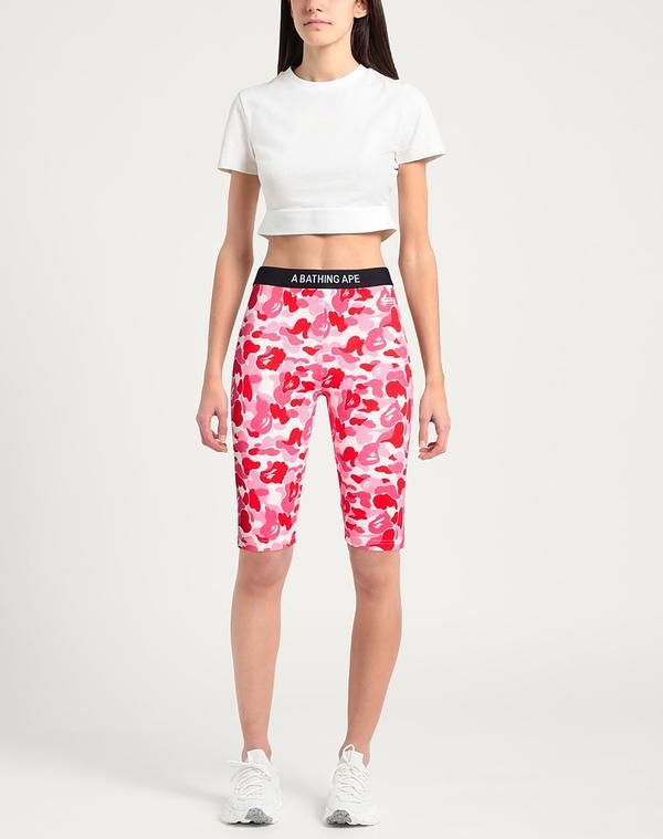 ア ベイシング エイプ レディース ボトムス ハーフパンツ・ショーツ ショートパンツバミューダパンツ A BATHING APE Pink ピンク