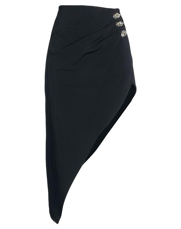 デヴィッド コーマ レディース ボトムスカート DAVID KOMA Black ブラック