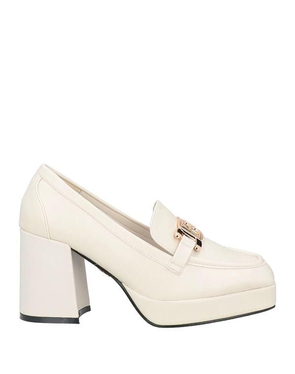 ラウラビアジョッティ レディース シューズ スリッポン・ローファー モカシン LAURA BIAGIOTT Ivory アイボリー