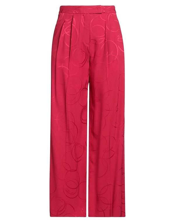 カール ラガーフェルド レディース ボトムス カジュアルパンツ ワイドパンツ KARLAGERFELD Magenta マゼンタ