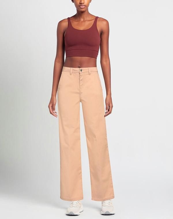 リュージョー レディース ボトムス デニムパンツ フレアワイドレッグ LIU JO Camel キャメル リュージョー レディース ボトムス デニムパンツ フレアワイドレッグ LIU JO Camel キャメル