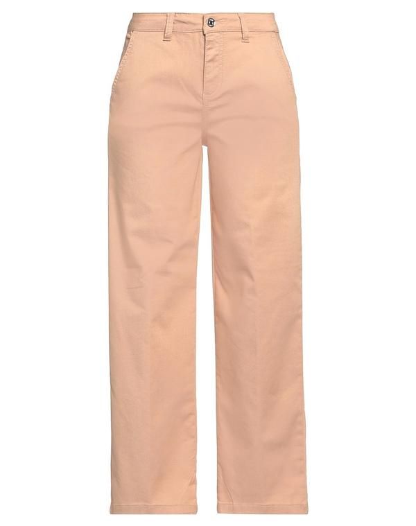 リュージョー レディース ボトムス デニムパンツ フレアワイドレッグ LIU JO Camel キャメル