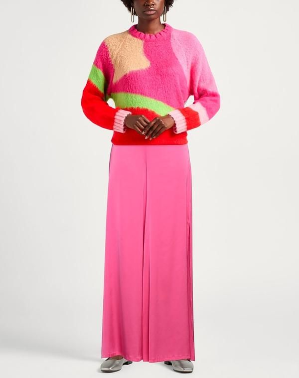 ピンコ レディース ボトムス カジュアルパンツ ワイドパンツ PINKO Magenta マゼンタ