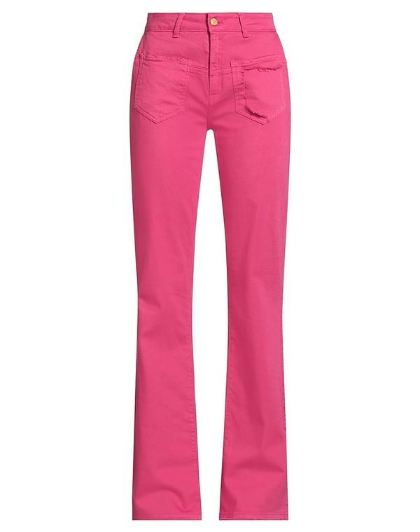 マニラグレース レディース ボトムス デニムパンツ ブーツカット MANILA GRACE Fuchsia フューシャ