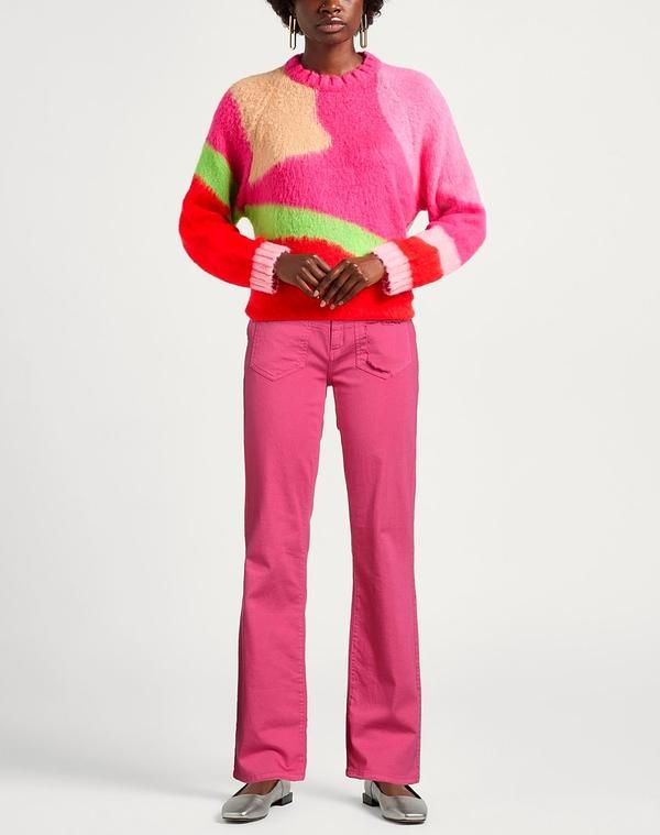 マニラグレース レディース ボトムス デニムパンツ ブーツカット MANILA GRACE Fuchsia フューシャ マニラグレース レディース ボトムス デニムパンツ ブーツカット MANILA GRACE Fuchsia フューシャ