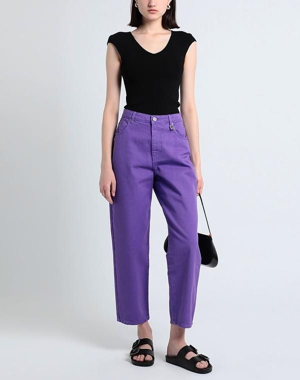 ガレパリ レディース ボトムス デニムパンツ ジーンズ GALLE Paris Purple パープル