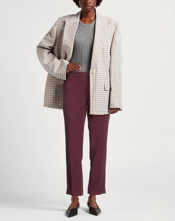 ツインセット レディース ボトムス カジュアルパンツ TWINSET Bordeaux ツインセット レディース ボトムス カジュアルパンツ TWINSET Bordeaux