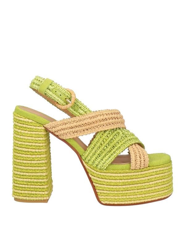 カスタニエール レディース シューズ サンダル CASTAER Light Green グリーン