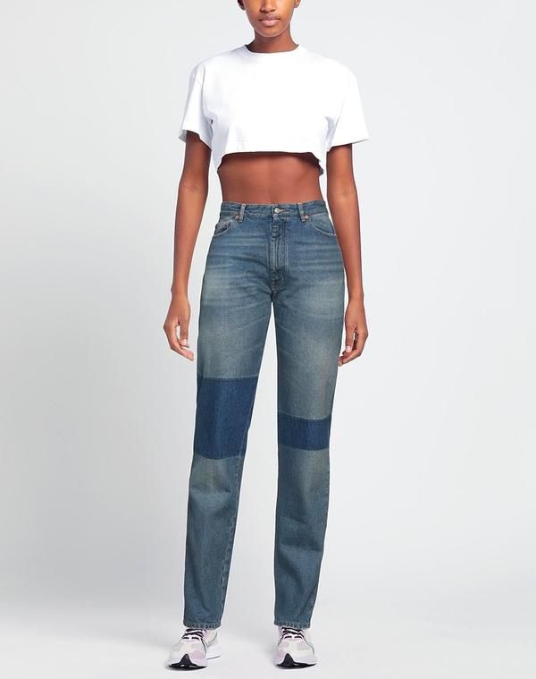 マルタンマルジェラ レディース ボトムス デニムパンツ ジーンズ MM6 MAISON MARGIELA Blue ブルー マルタンマルジェラ レディース ボトムス デニムパンツ ジーンズ MM6 MAISON MARGIELA Blue ブルー