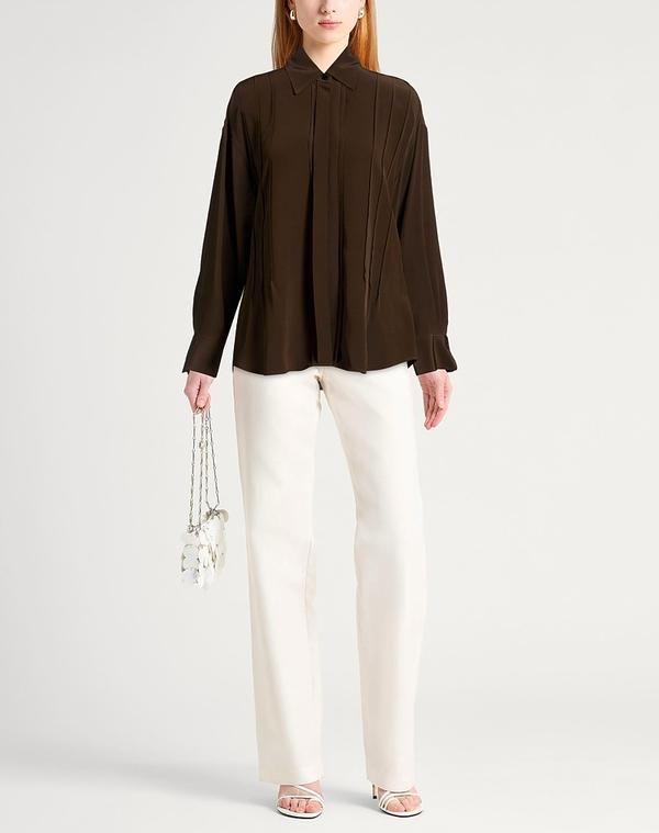 ヴィクトリア ベッカム レディース トップス シャツ VICTORIA BECKHAM Military Green グリーン
