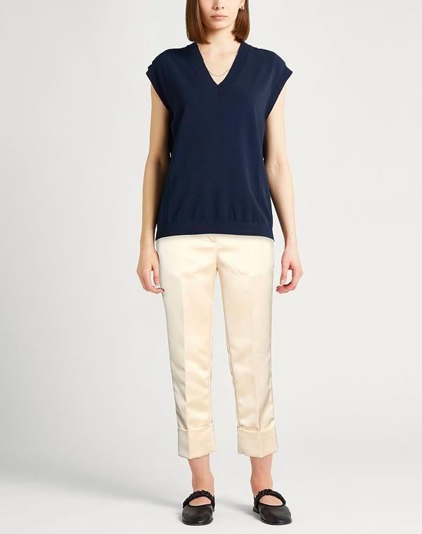 セミクチュール レディース ボトムス カジュアルパンツ SEMICOUTURE Off White オフホワイト