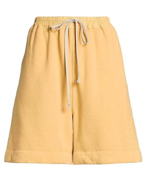 ダークシャドウ バイ リックオウエンス レディース ボトムス ハーフパンツ・ショーツ ショートパンツバミューダパンツ DRKSHDW by RICK OWENS Mustard マスタード
