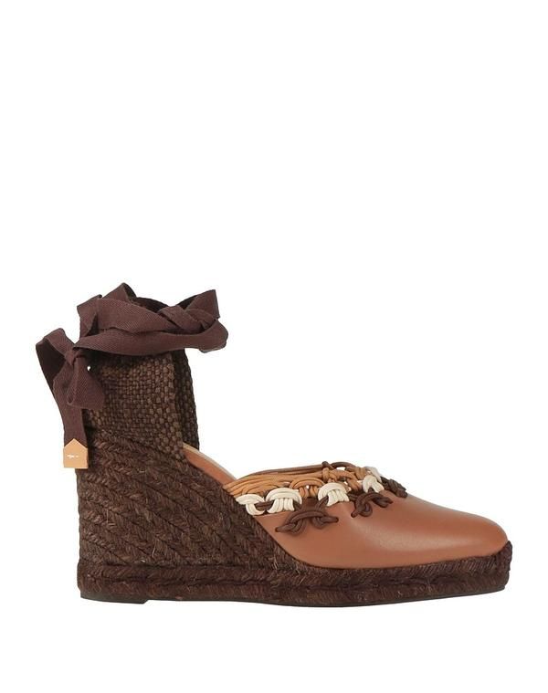 カスタニエール レディース シューズ スリッポン・ローファー エスパドリーユ CASTAER Light Brown ブラウン