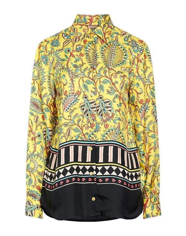 マルパルミ レディース トップス シャツ MALPARMI Yellow イエロー