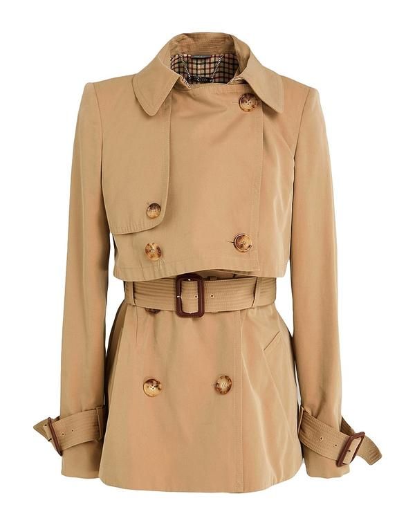 マックイーン レディース アウター コート MCQUEEN Camel キャメル