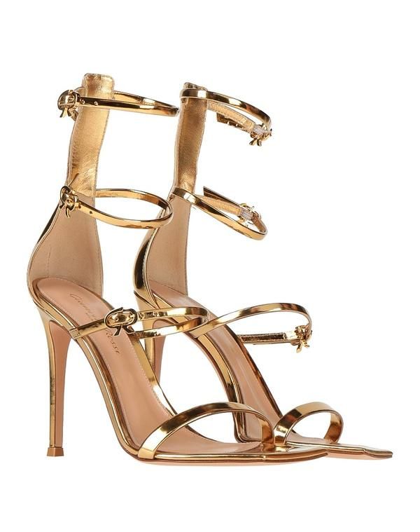 ジャンヴィト ロッシ レディース シューズ サンダル GIANVITO ROSSI Gold ゴールド