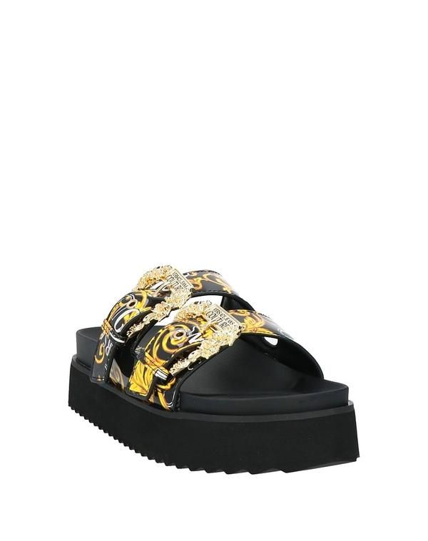 ヴェルサーチ レディース シューズ サンダル VERSACE JEANS COUTURE Black ブラック
