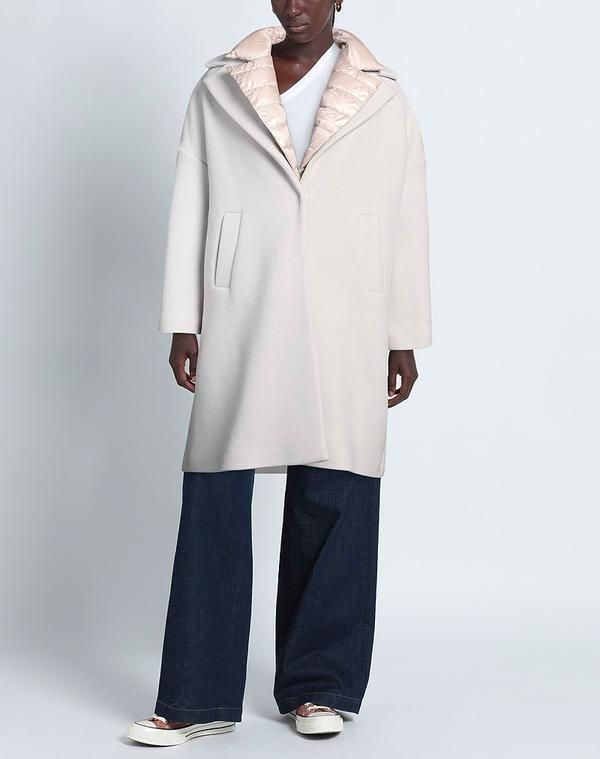 ヘルノ レディース アウター コート HERNO Light Gray グレー