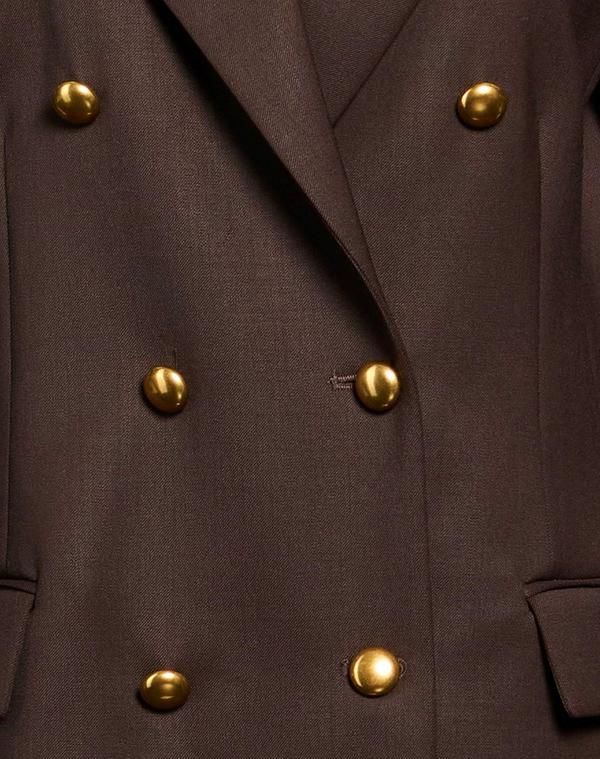 パロッシュ レディース アウター ジャケット・ブルゾン テーラードジャケット PAROSH Dark Brown ブラウン パロッシュ レディース アウター ジャケット・ブルゾン テーラードジャケット PAROSH Dark Brown ブラウン