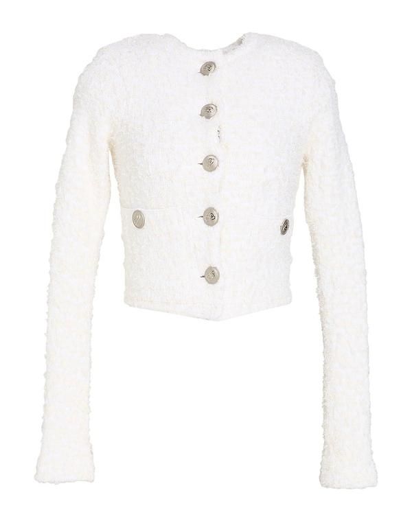 バレンシアガ レディース アウター ジャケット・ブルゾン BALENCIAGA White ホワイト