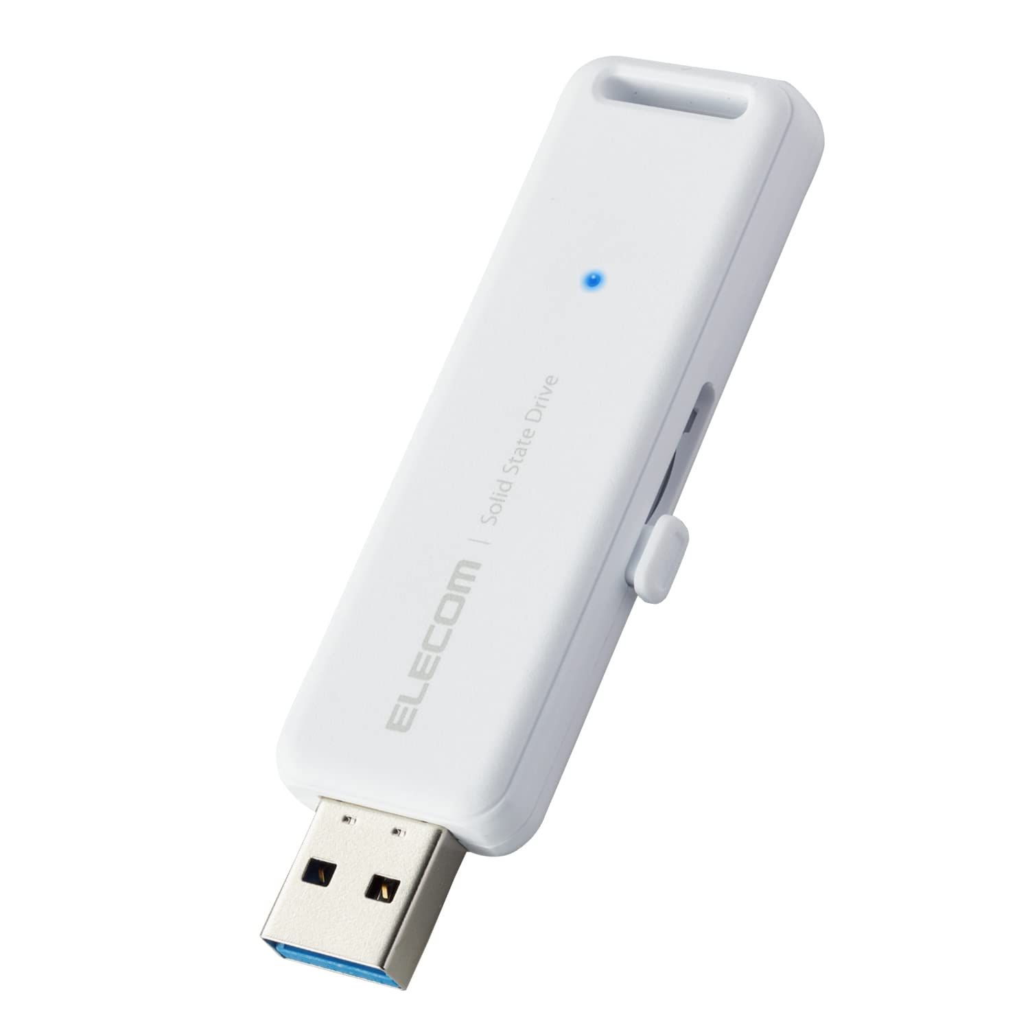エレコム 外付けssd 1TB コンパクト ポータブル PS5/PS4対応(メーカー動作確認済) USB3.2(Gen1) ESD-EMB1000GWH [ホワイト] [1TB]