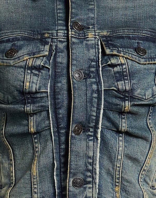 バレンシアガ レディース アウター ジャケット・ブルゾン デニムブルゾン BALENCIAGA Blue ブルー