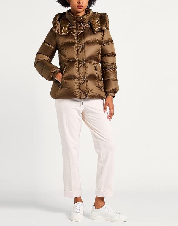 エーディーディーダウン レディース アウター ジャケット・ブルゾン パファージャケット ADD Khaki カーキ エーディーディーダウン レディース アウター ジャケット・ブルゾン パファージャケット ADD Khaki カーキ