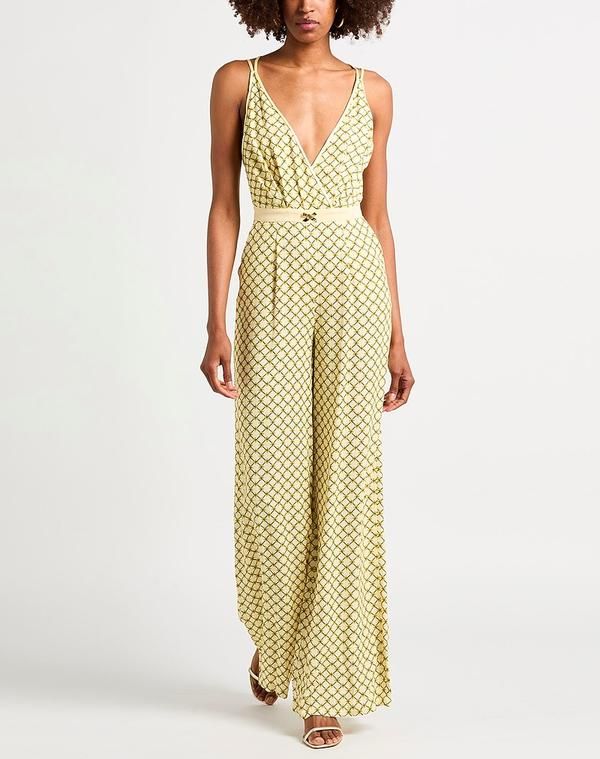 エリザベッタフランキ レディース トップス ジャンプスーツ ELISABETTA FRANCHI Yellow イエロー エリザベッタフランキ レディース トップス ジャンプスーツ ELISABETTA FRANCHI Yellow イエロー