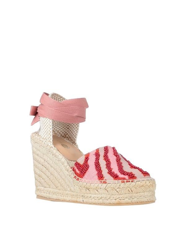 マルパルミ レディース シューズ スリッポン・ローファー エスパドリーユ MALPARMI Pink ピンク