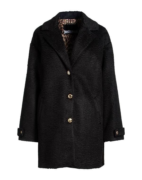 ジャストカバリ レディース アウター コート JUST CAVALLI Black ブラック