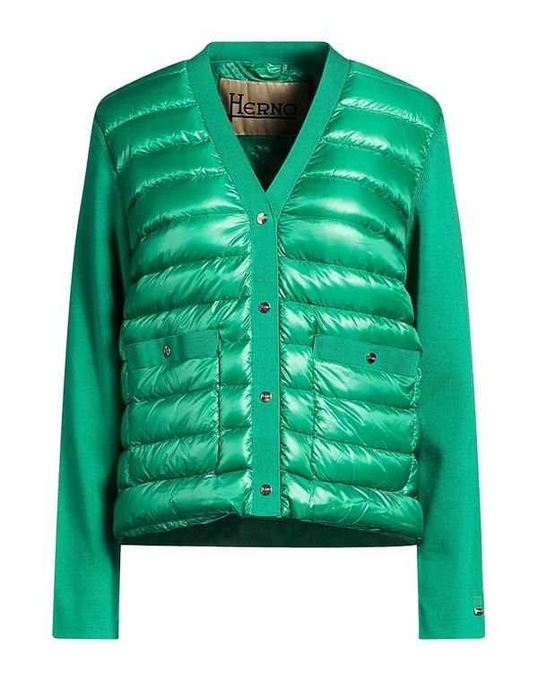 ヘルノ レディース アウター ジャケット・ブルゾン パファージャケット HERNO Green グリーン