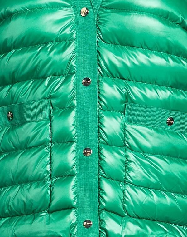 ヘルノ レディース アウター ジャケット・ブルゾン パファージャケット HERNO Green グリーン ヘルノ レディース アウター ジャケット・ブルゾン パファージャケット HERNO Green グリーン